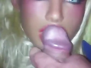 Watch this amateur stunner go wild with dollsex's tight vulva